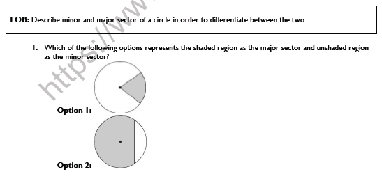 Cbse Class 10 Mathematics Area Related To Circle Worksheet Set D 5388